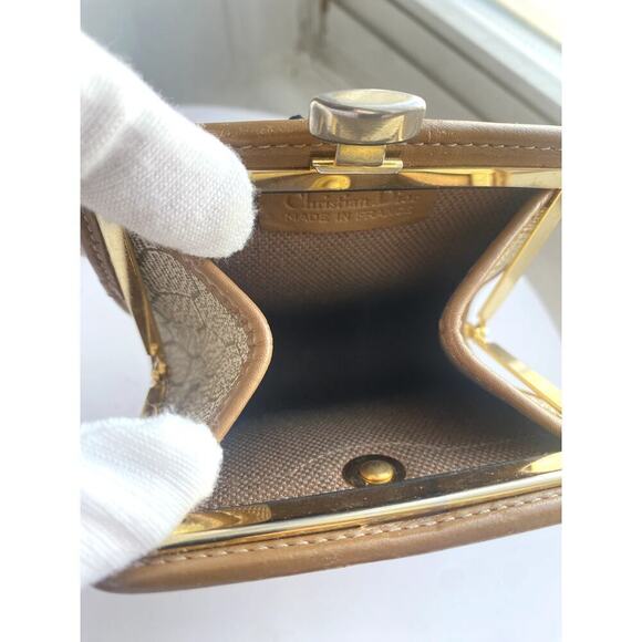 Authentic Dior Honeycomb Canvas Wallet - Picture 6 of 10